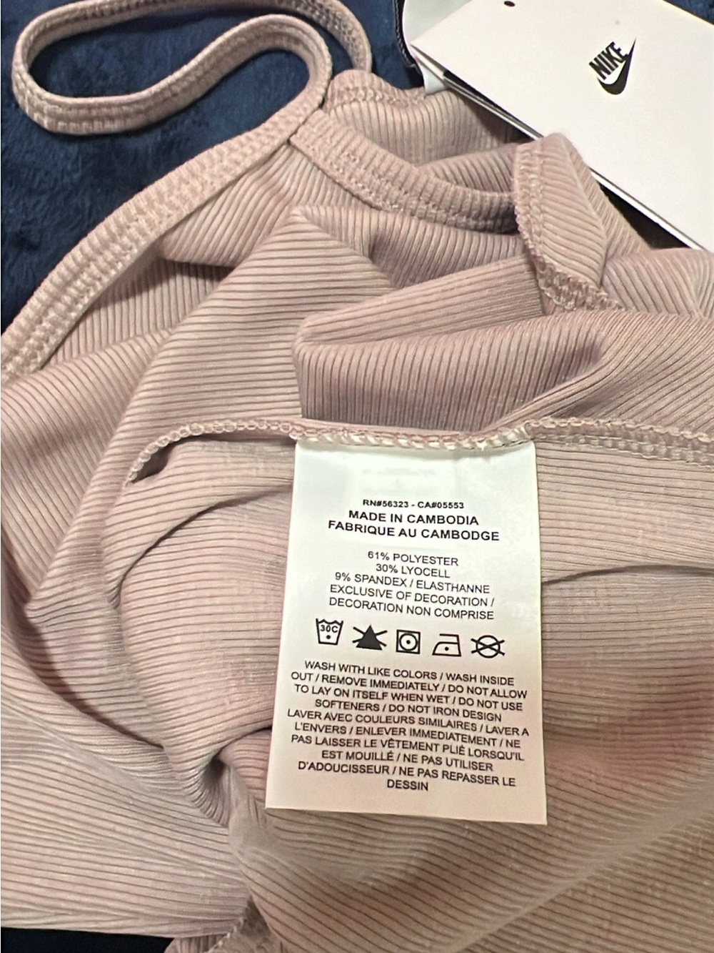 Nike  Ribbed Tank Top - Picture 8 of 8